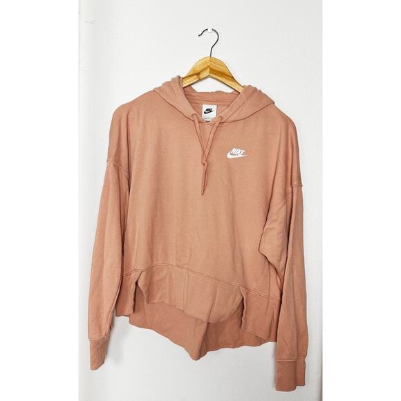 Nike Tops - Nike Women's Therma-Fit Oversized Hoodie Sweatshirt Peach Pink sz S